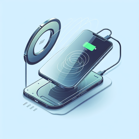 Magnetic wireless charging case