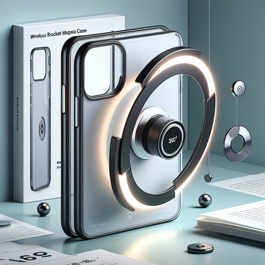 Rotating bracket phone case