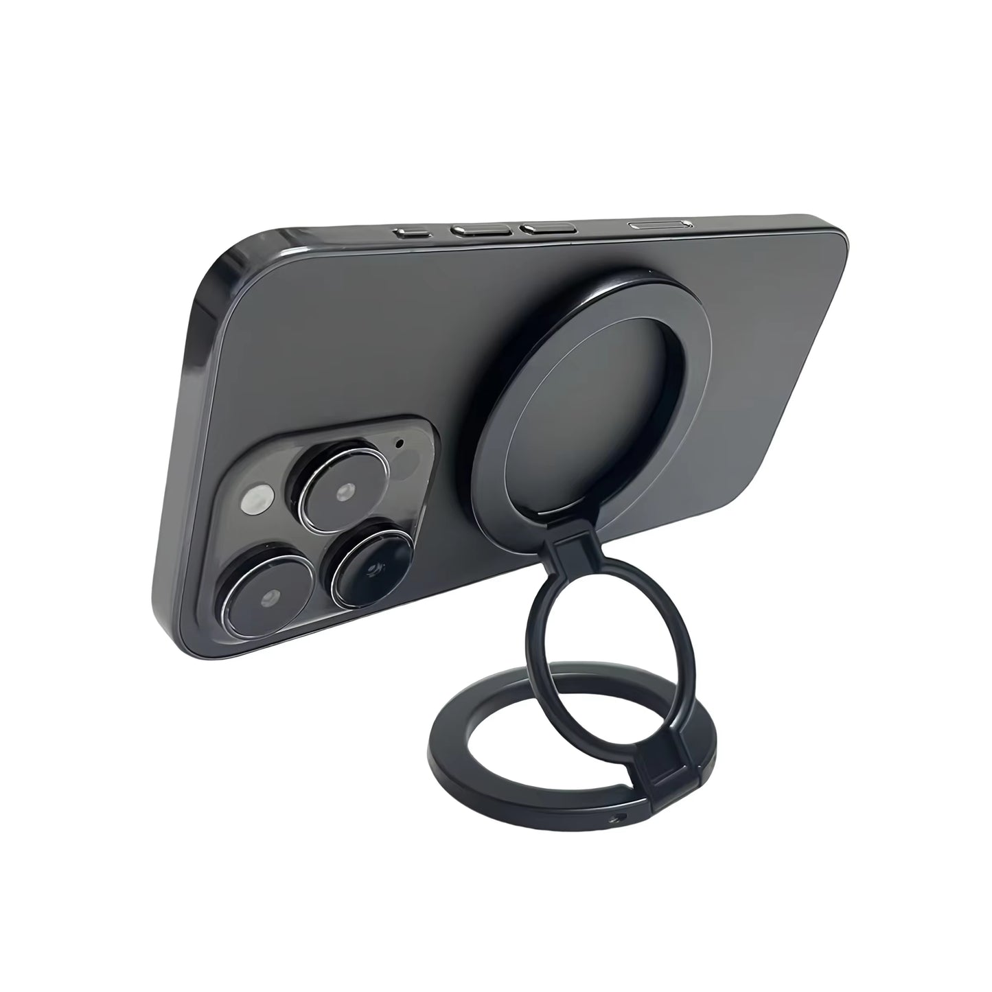 Dual Magnetic Phone Holder Stand, 360° Rotating Foldable for Magsafe Mount Portable Desktop & Car Use for Iphone 12/13/14/15/16