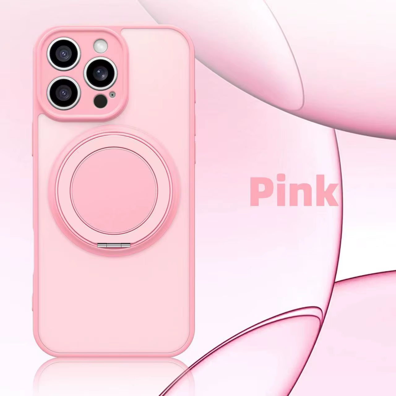 Magnetic Ring Holder Silicone Stand Phone Case for Iphone 15 14 16 plus 11 12 13 16 Pro Max for Magsafe Bumper Soft Back Cover
