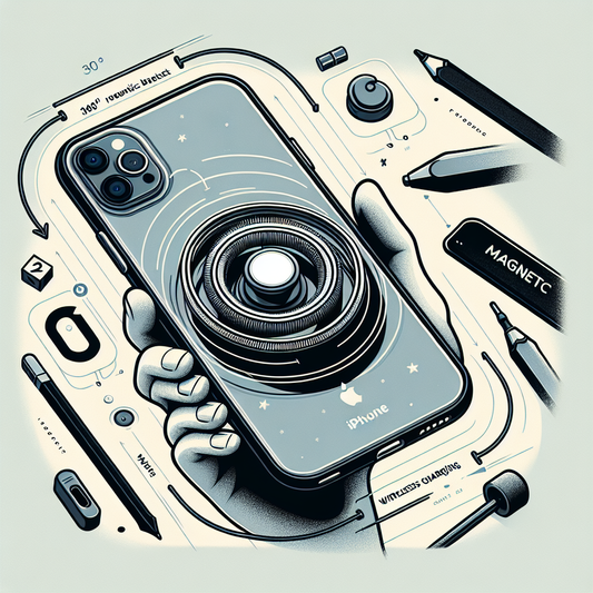 rotating magnetic phone case