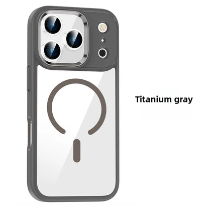 Revolutionary Transparent Shockproof MagSafe Phone Case for iPhone 17 Series - Ultimate Protection with Magnetic Wireless Charging and Built-in Metal Stand