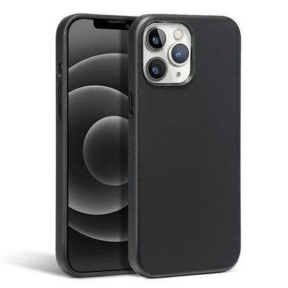 Luxury Leather Animation for Magsafe Magnetic Wireless Charging Case for Iphone 16 15 14 13 Pro Max Mini plus Shockproof Cover