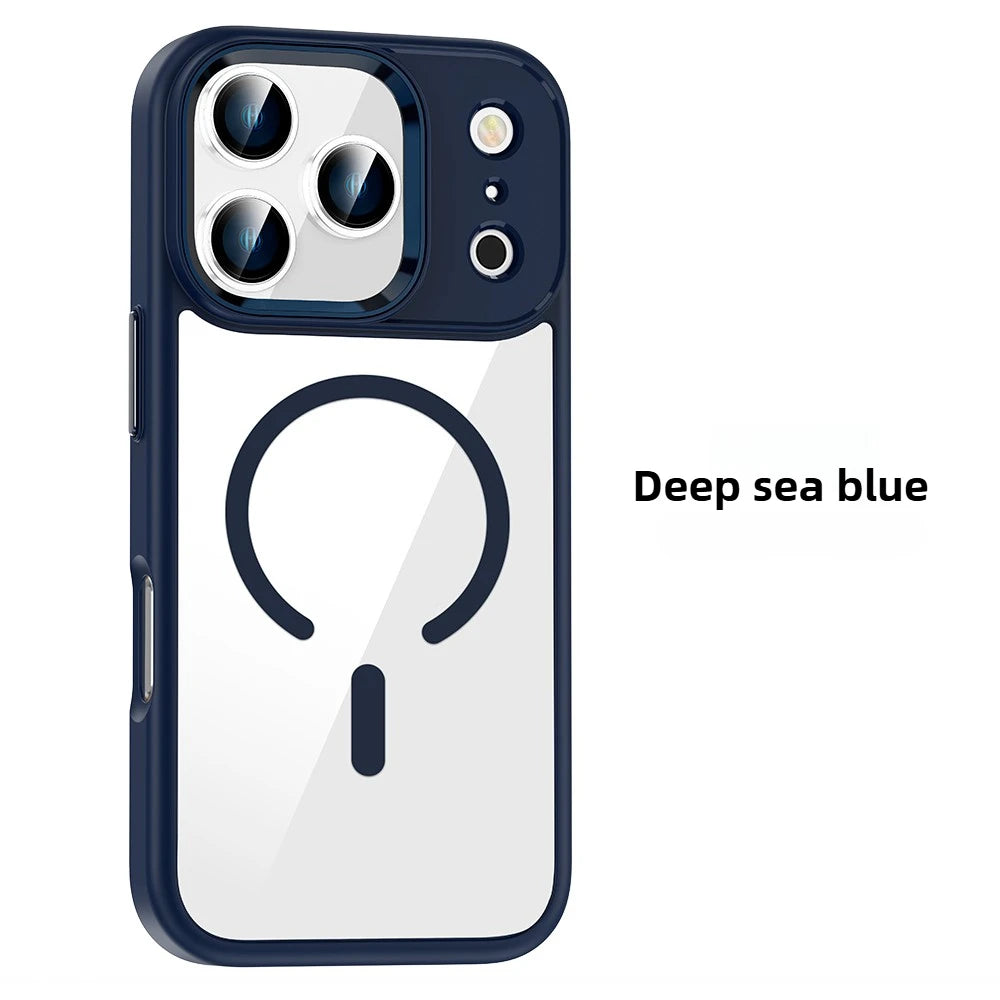 Revolutionary Transparent Shockproof MagSafe Phone Case for iPhone 17 Series - Ultimate Protection with Magnetic Wireless Charging and Built-in Metal Stand